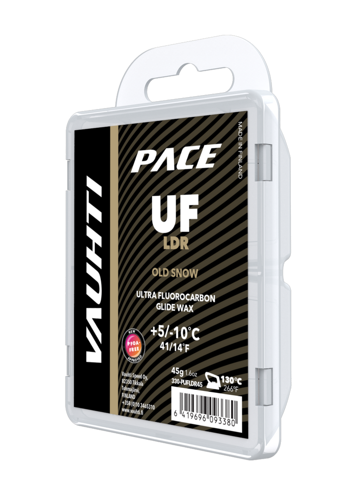 VAUHTI wax UF LDR Old Snow Black +5/-10 45g