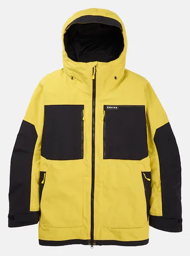 BURTON jas Frostner geel/zwart