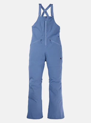 BURTON pants WMS Reserve Bib slate blue