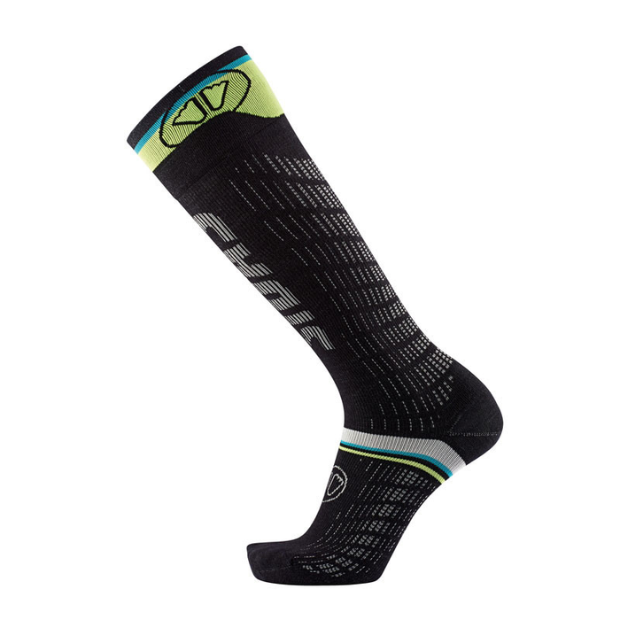 SIDAS sokken Ski Ultrafit zwart/geel/blauw