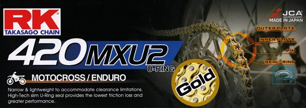 Łańcuch RK 420-134L MXU U-Ring