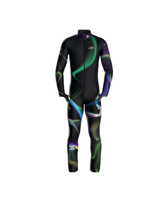 Combinaison ENERGY POWER JR Racing Suit space noir/vert