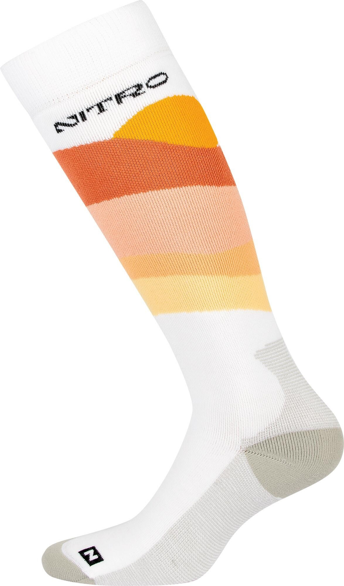 NITRO socks W Cloud 3 white/brown 5tones