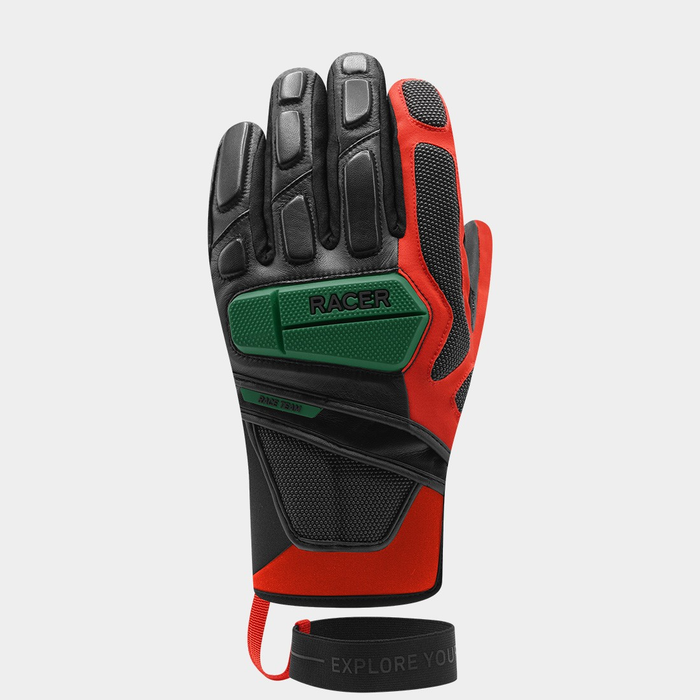 RACER cimdi Racing Pro zwart/rood