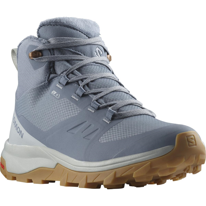 Chaussures SALOMON Outsnap CS WP W bleu clair/blanc