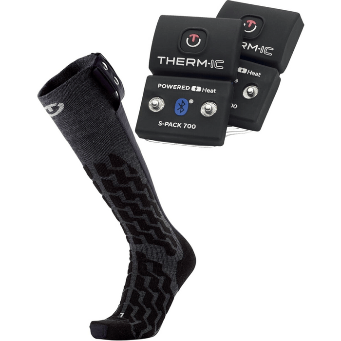 THERMIC socks Heat Set Fusion Uni S-700 black w/batteries