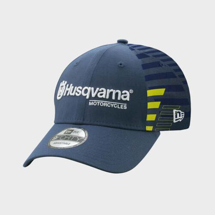 Cappellino HUSQVARNA Team Curved Cap blu/giallo/bianco