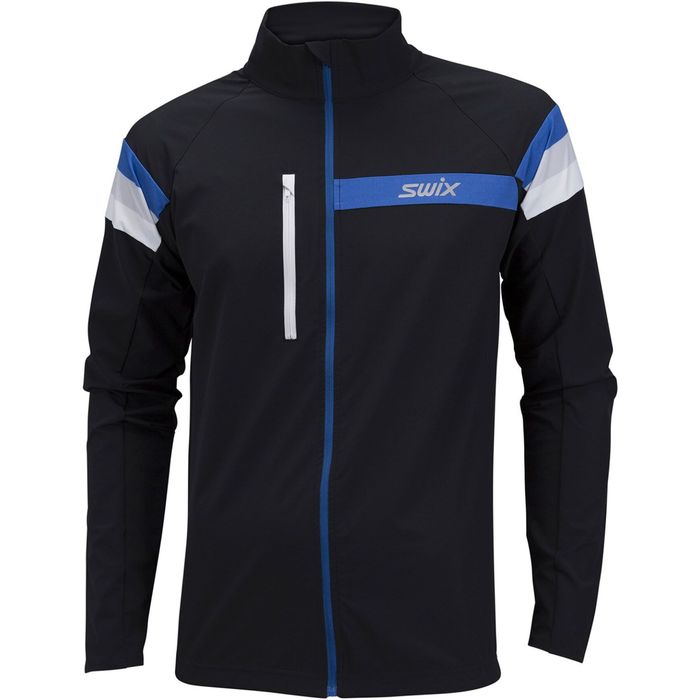 SWIX Langlaufjacke Focus JKT schwarz/blau