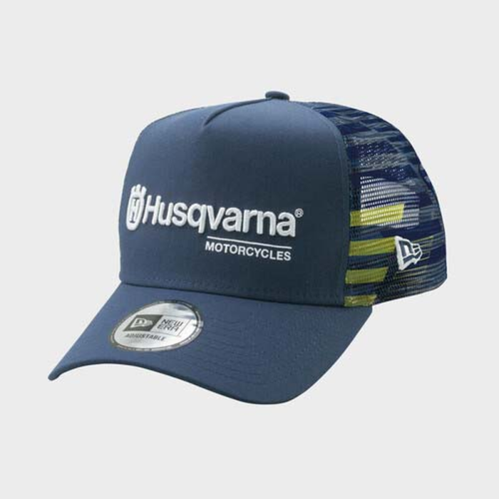 Cappellino HUSQVARNA Team Trucker Cap blu/giallo