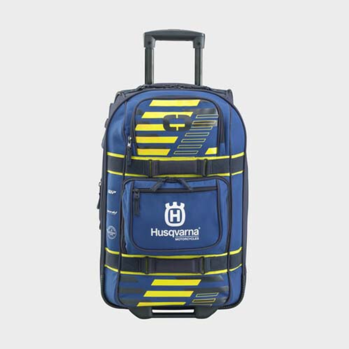 HUSQVARNA udstyrstaske Team Travel 9800 122L blå/gul