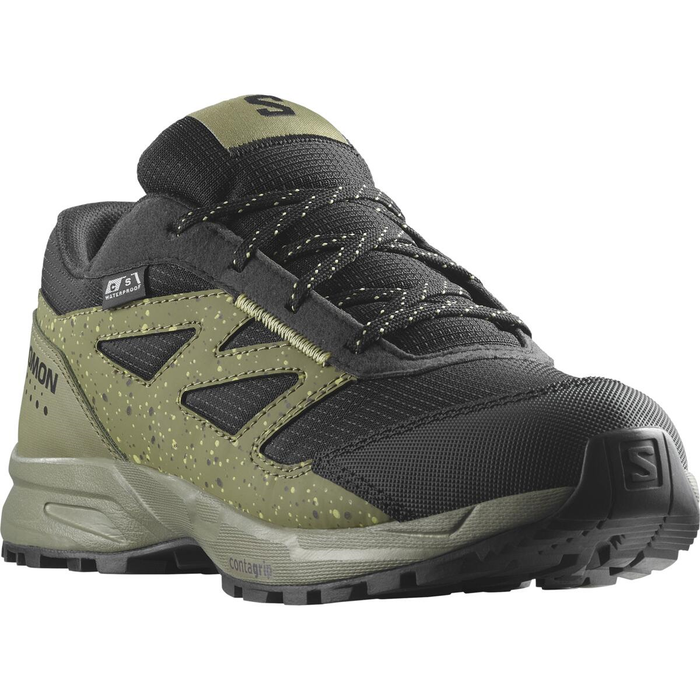SALOMON buty Outway CSWP J czarny/ciemnozielony