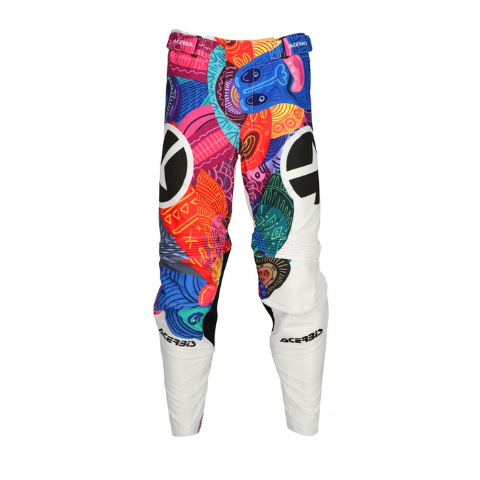 Pantaloni ACERBIS K Flex Veras bianco/multicolore