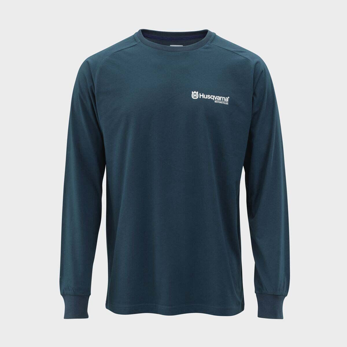 HUSQVARNA shirt Limitless longsleeve marineblauw