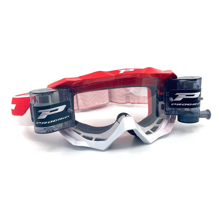 PROGRIP goggles Roll Off 3200 RO red/white w/clear 3215