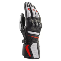 CLOVER handsker ST-03 Leather Sport sort/hvid
