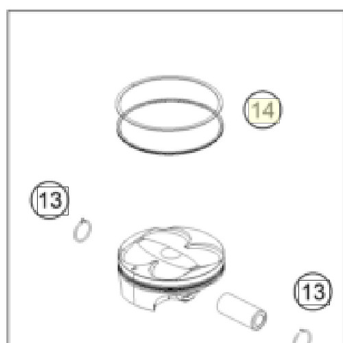 HUSQVARNA Rings Kit FC/FE 250 '22-'24