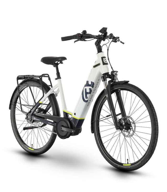HUSQVARNA elektrische fiets Grand Towner 5 Wave CB 28" 5S Nexus wit/blauw