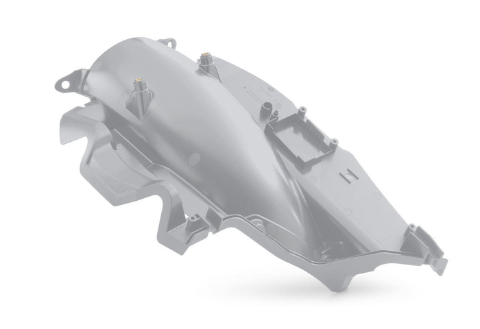 HUSQVARNA plastikowa dolna część obudowy filtra powietrza MX 125-450 '23 szara