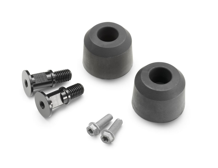 HUSQVARNA protezioni slider con blocco asse ruota Vit/Svart 125/401 '24 nero