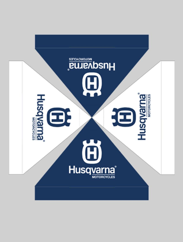 HUSQVARNA tetto tenda HUS 3x3 blu/bianco