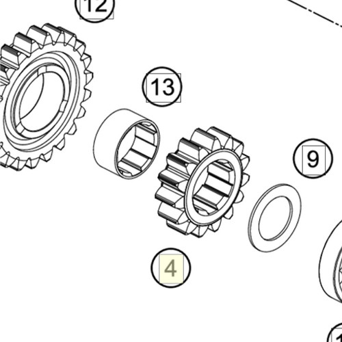 husqvarna-zobrats-karbas-1st-gear-countershaft-t32-tc-125-19-25