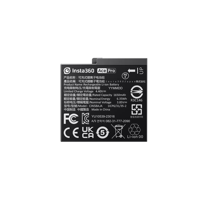 Insta360 batterij voor Ace / Ace Pro camera