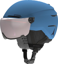 ATOMIC ķivere Savor Visor JR blau mit silbernem Glanz C2