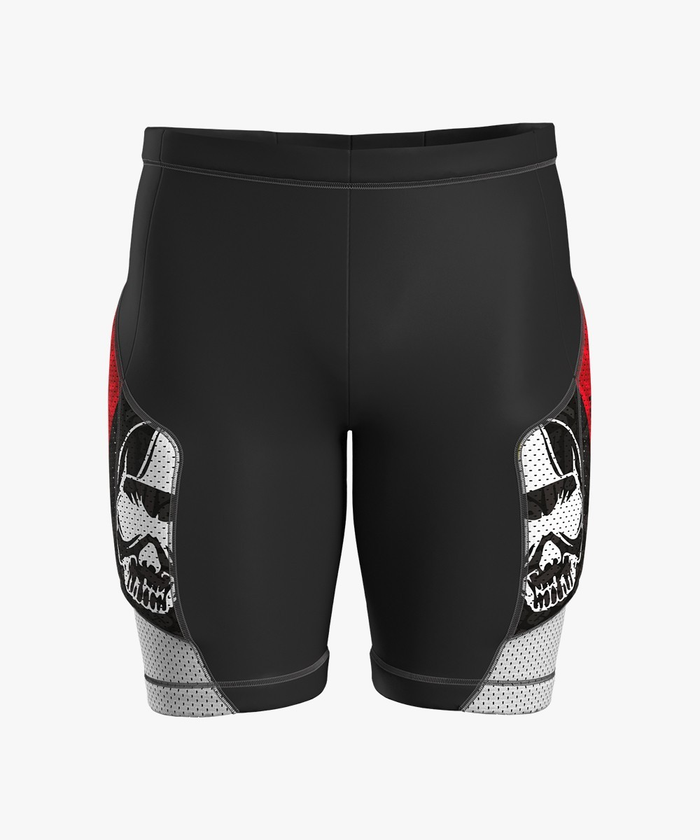 ENERGIAPURA beskyttelsesshorts Racing Pant med beskyttelse sort/rød