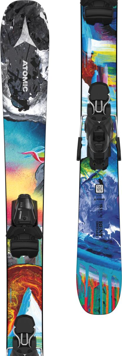 ATOMIC alpine ski med bindinger Bent CH Mini