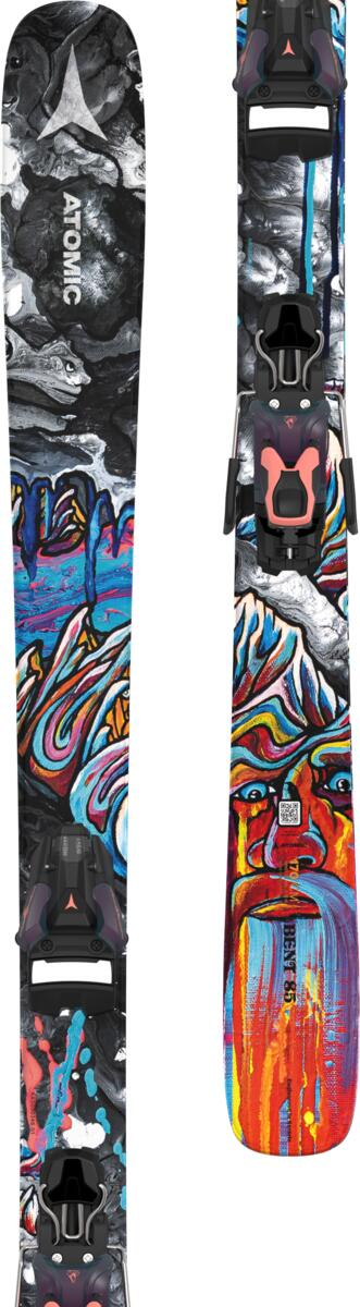 ATOMIC alpine ski med bindinger Bent 85