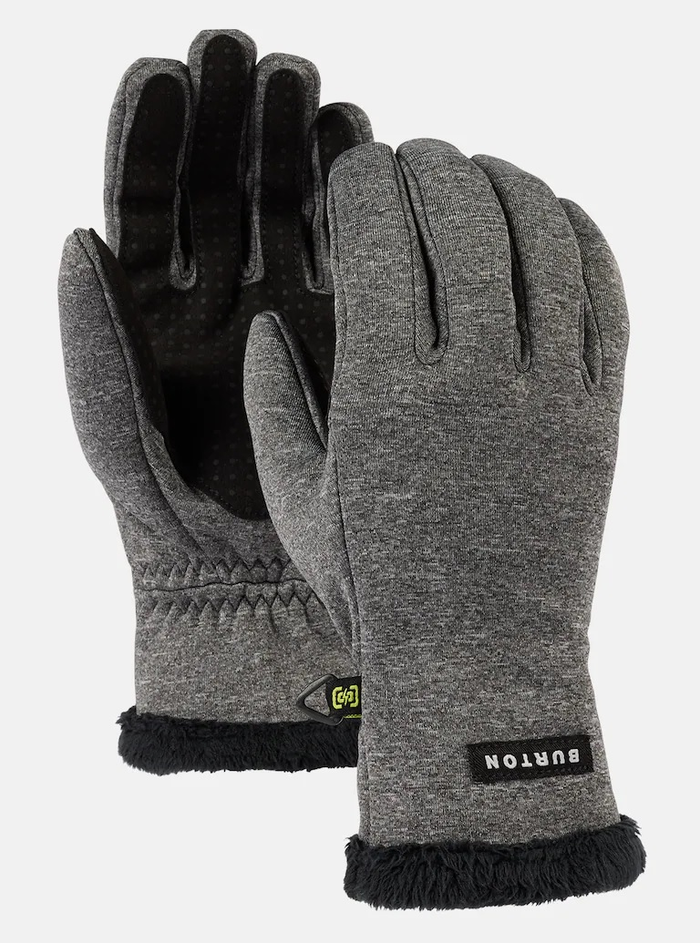 BURTON pirštinės WMS Sapphire pilka/juoda