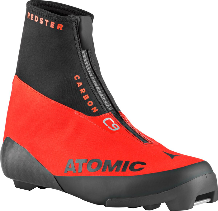 ATOMIC langrendsstøvler Redster C9 Carbon Prolink sort/rød