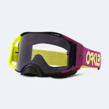OAKLEY MX bril Airbrake Moto purple viper met prizm low light