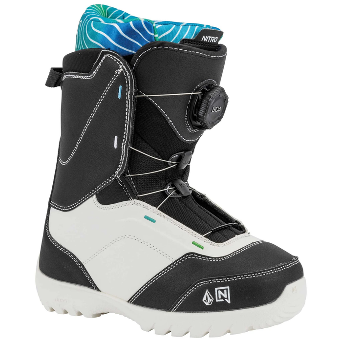 Buty NITRO Droid Boa X Volcom czarno-białe
