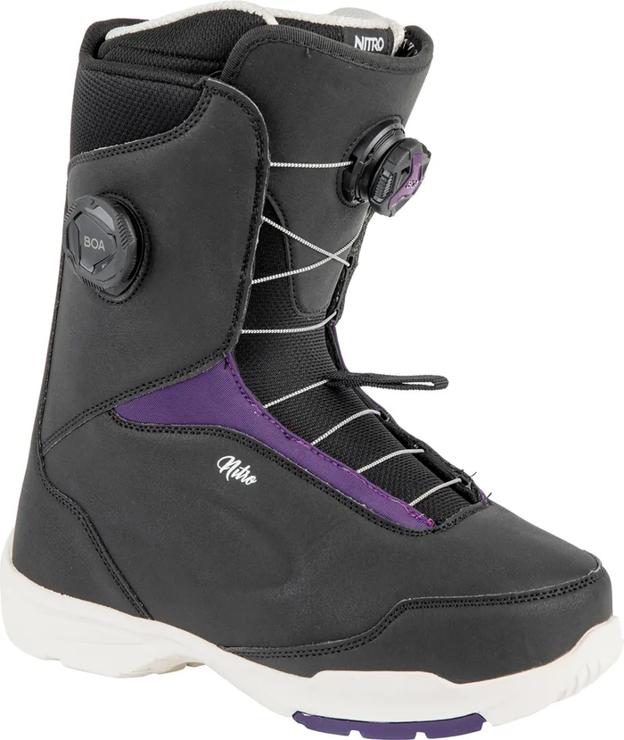 Buty NITRO Scala Boa czarne/fioletowe