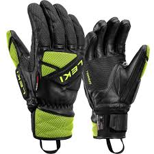 Gants LEKI HS WCR Venom DH 3D noir/jaune