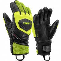 Gants LEKI HS WCR Venom 3D Junior noir/jaune
