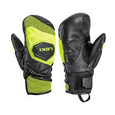 Gants LEKI HS WCR Venom 3D Junior Mitt noir/jaune