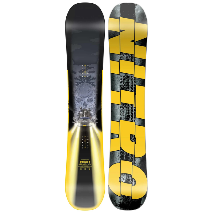 NITRO snowboard Beast sort/gul