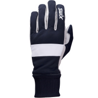 SWIX lygumų slidinėjimo pirštinės Cross glove W juoda/balta
