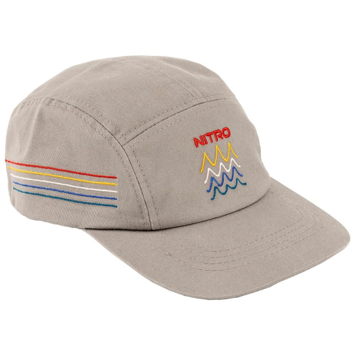 NITRO Stripes 5 Panel Cap grey