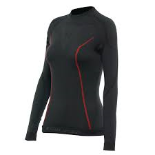 DAINESE thermo shirt  LS WMN black/red
