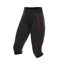 DAINESE thermo pants WMN 3/4 black/red
