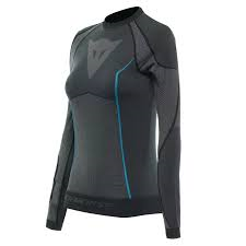 DAINESE maillot thermique Dry manches longues Femme noir/bleu