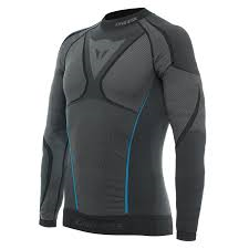 DAINESE thermo shirt Dry LS MAN black/blue