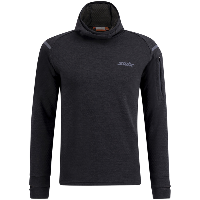 SWIX Langlaufjacke Pace Midlayer Schwarz
