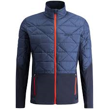 SWIX Langlaufjacke Infinity Hybrid Isolierte Jacke See-Blau/Dunkelmarine