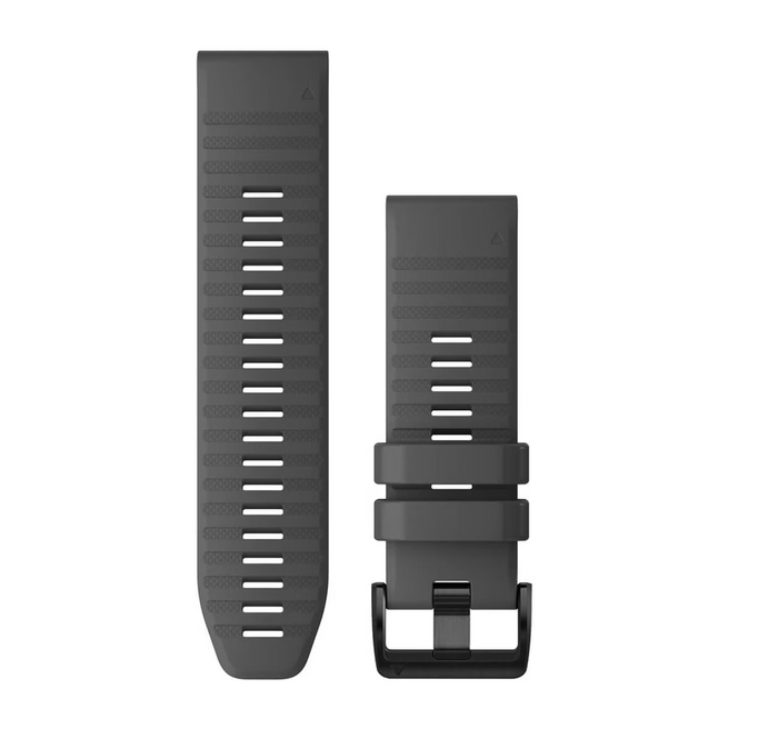 Pasek do zegarka GARMIN Quickfit 26 mm silikonowy szary łupek