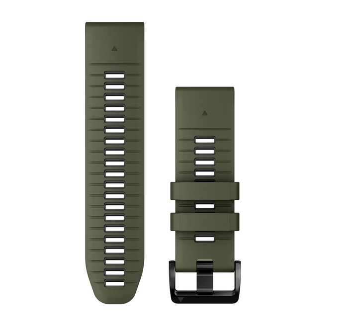 Pasek do zegarka GARMIN Quickfit 26 mm silikonowy zielono-szary