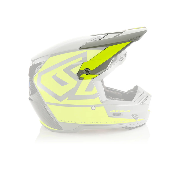 Kask 6D Nail ATR-3 Hex błyszczący szary/żółty